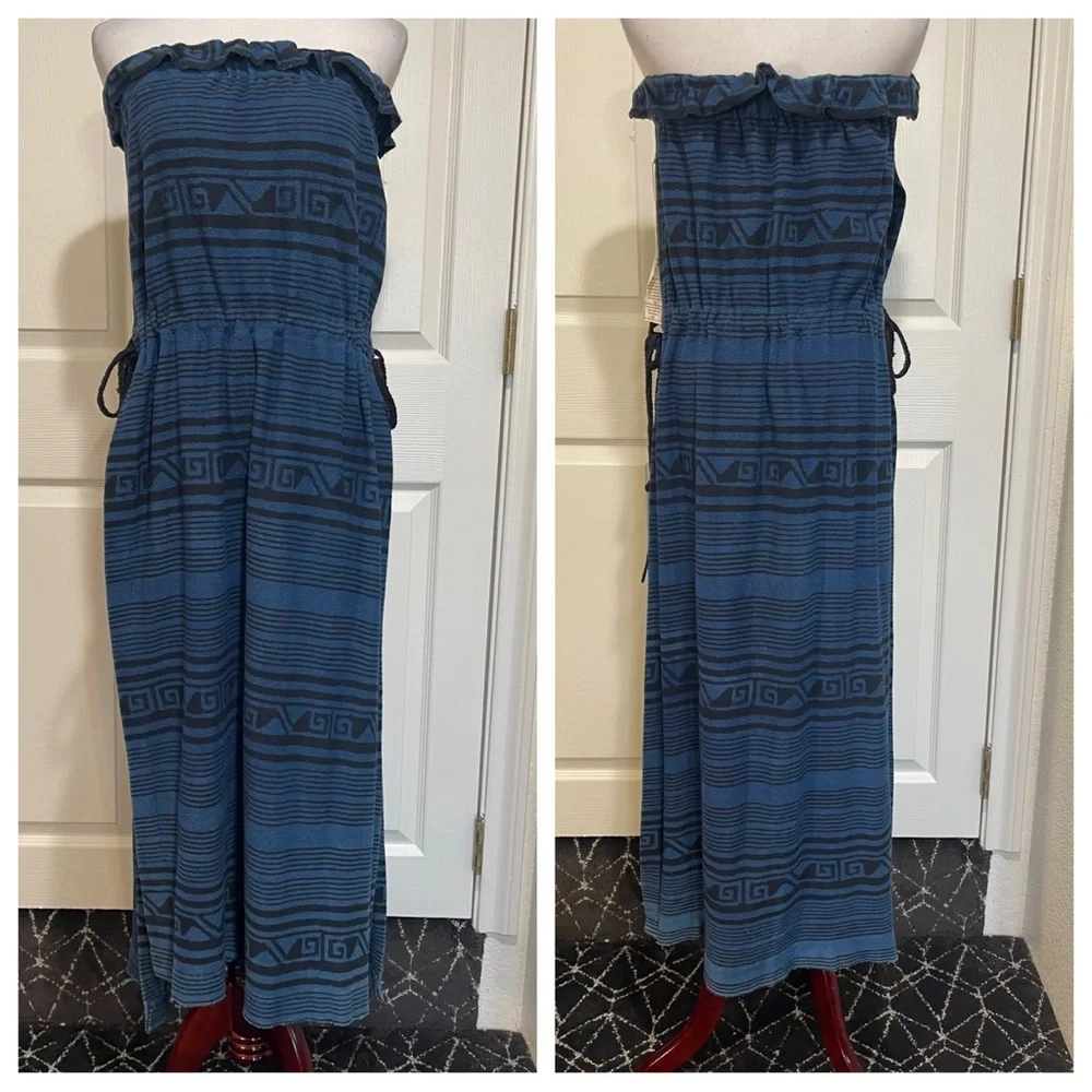 NWT! Free People New Romantics Heirloom Madagascar Aztec Maxi Dress